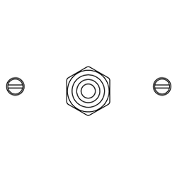 luna stiklinės  jungiklių serijos saugiklio lizdas